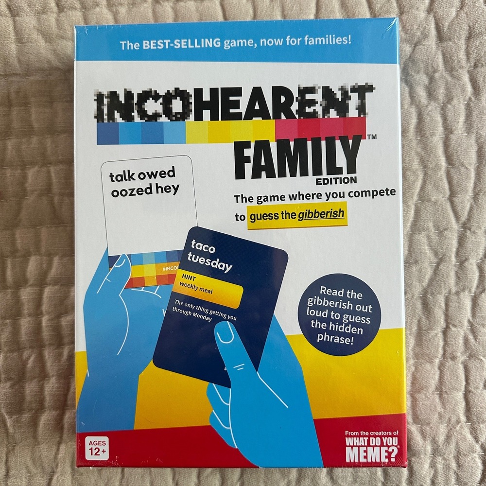 What Do You Meme? Incohearent Family Edition Card Game New Sealed ICH431